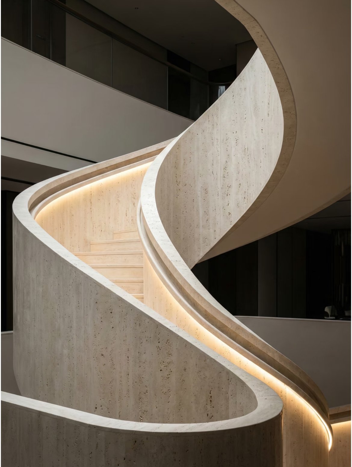 Italian Travertine flexible stone