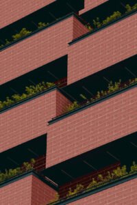 Split Brick Red flexible stone texture color swatch