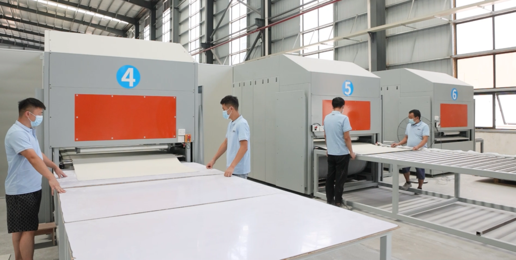 Flexible stone manufacturing factory production floor