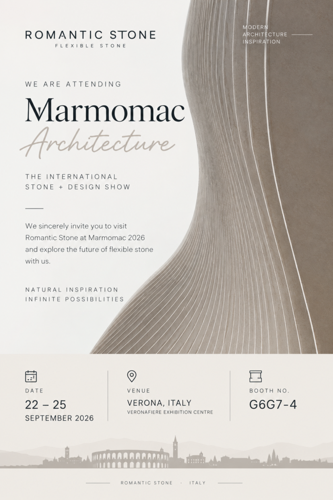 Romantic Stone at Marmomac 2026 in Verona, Italy