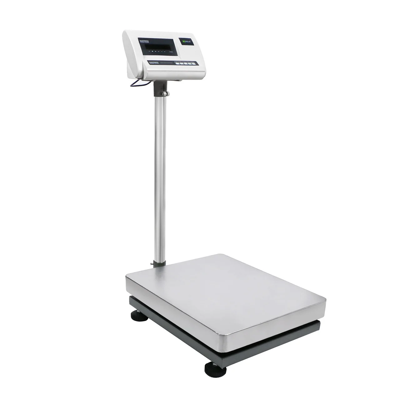 Digital platform scale for adhesive mixing