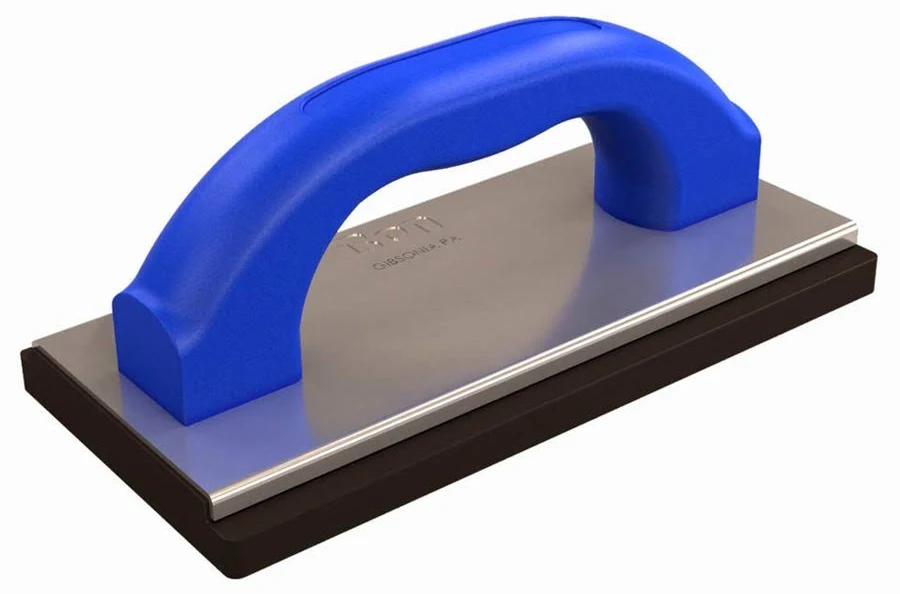 Rubber float for MCM flexible stone panels installation
